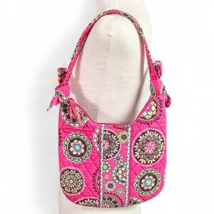 Vera Bradley Vibrant Pink Patterned Shoulder Bag